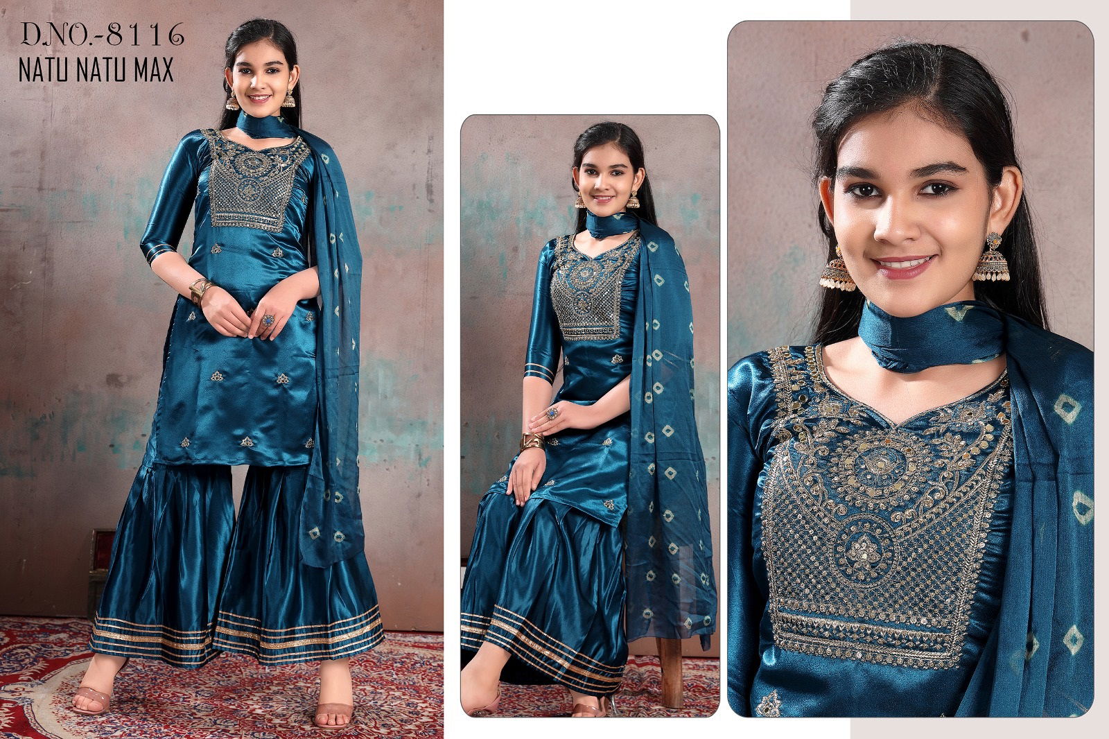 Natu Natu Max 8116 Readymade Suits Girls Wear Catalog